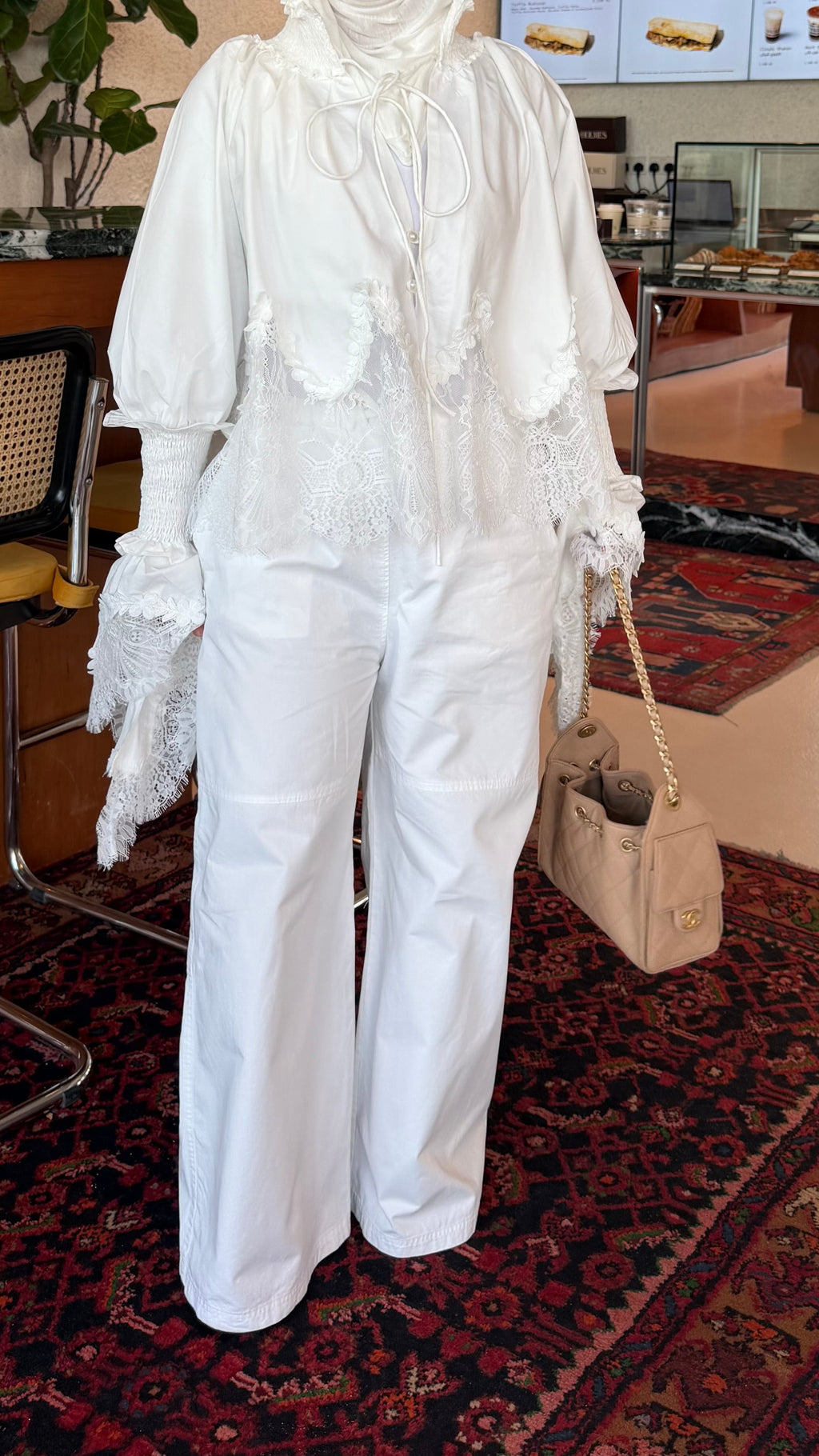 Ruffle Lace Blouse 🤍