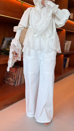 Ruffle Lace Blouse 🤍